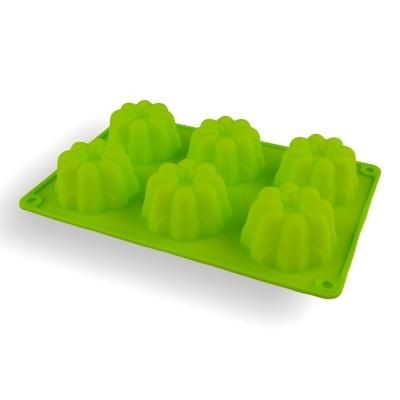 Форма д/выпечки силик. 6 КЕКСОВ №6 26*17,5*3,5см KT-S-319