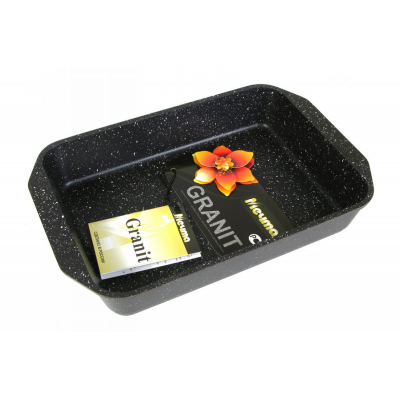 Противень 19*27 см АП Гранит black арт.92802