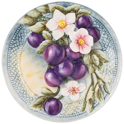 Тарелка декоративная LEFARD "СЛИВА" 20*3,5см (КОР=24шт)
